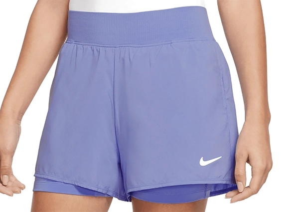 Nike Spodenki Damskie - Tenisowe - Fioletowe - Wbudowane Szorty - Rozmiar S - Victory Shorts - DH9557-569