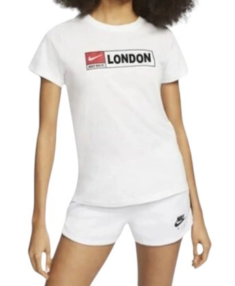 Damska koszulka Nike Sportswear City Series London Biała L CZ0197-100