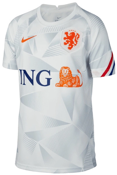 Biała Koszulka Junior Nike Netherlands CD2589101 L 147-158 cm