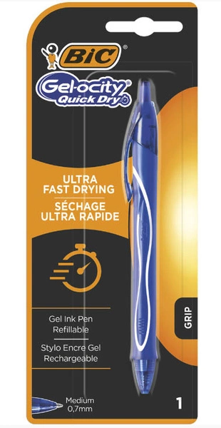 Pióro Żelowe BIC Gel-ocity 0,7 mm Szybkoschnące