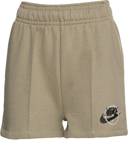 Spodenki Damskie Nike Fleece Shorts M DX5677-351 – Beżowe