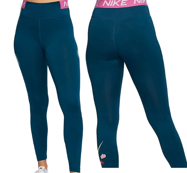 Legginsy Damskie Nike One Niebieskie XXL CJ3468-432