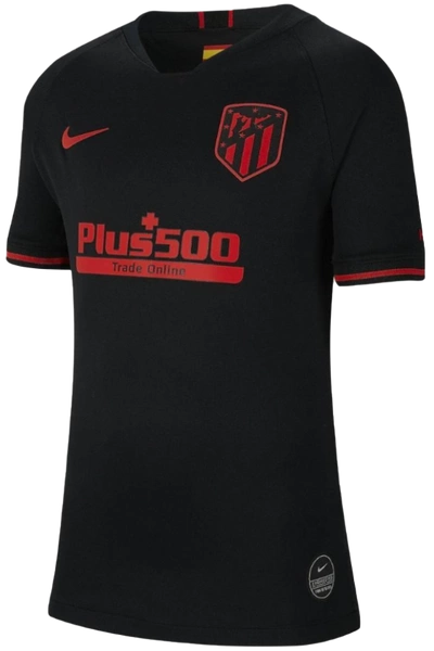 Czarna Koszulka Junior Nike Atlético de Madrid AJ5791-011 S 128-137 cm