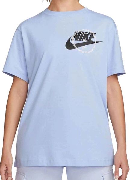 Fioletowa koszulka damska Nike DX5678-548 XL Swoosh Loose Fit
