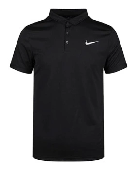 Czarna Koszulka Nike Polo Team Dry AQ5304010 M Męska