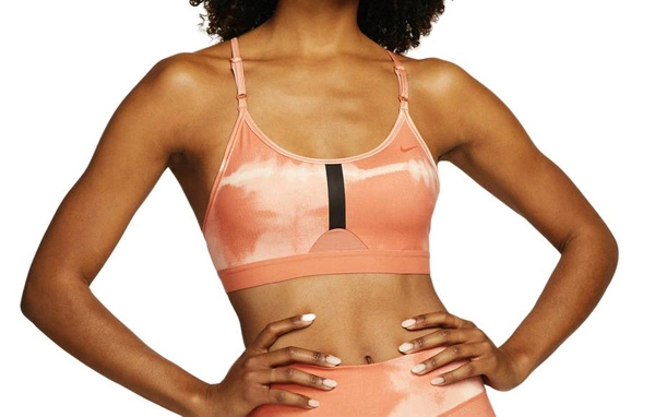 Pomarańczowy stanik sportowy Nike DM0557-827 XL Indy Light Support